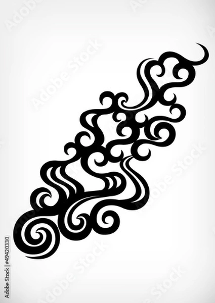 Fototapeta Japanese tribal Pattern