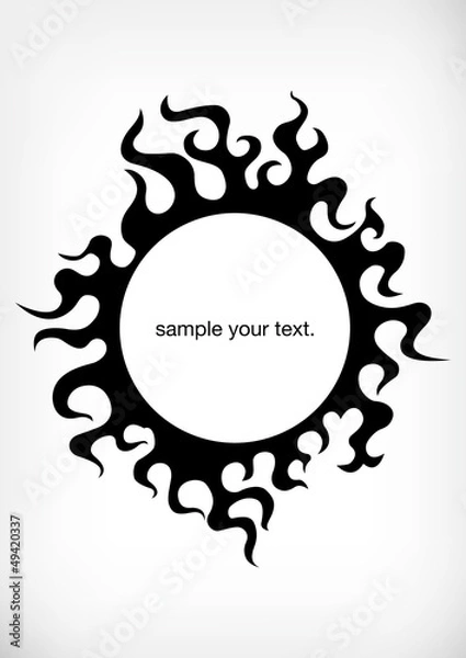 Fototapeta Japanese tribal Pattern