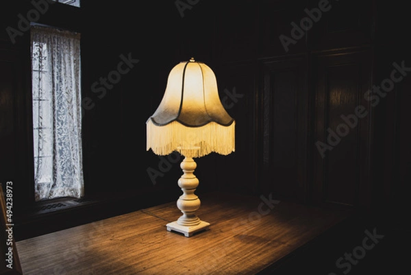 Obraz lamp on the table