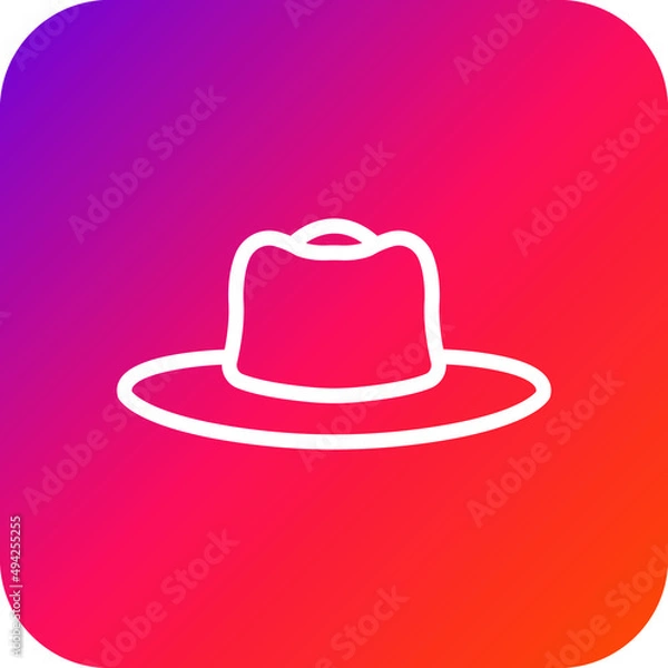 Obraz Hat Vector Icon Design Illustration