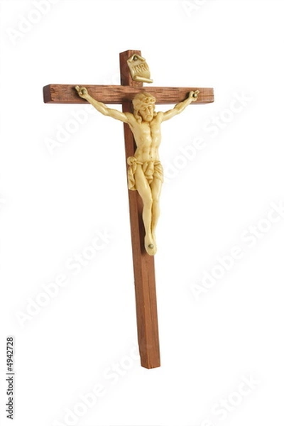 Obraz wooden crucifix