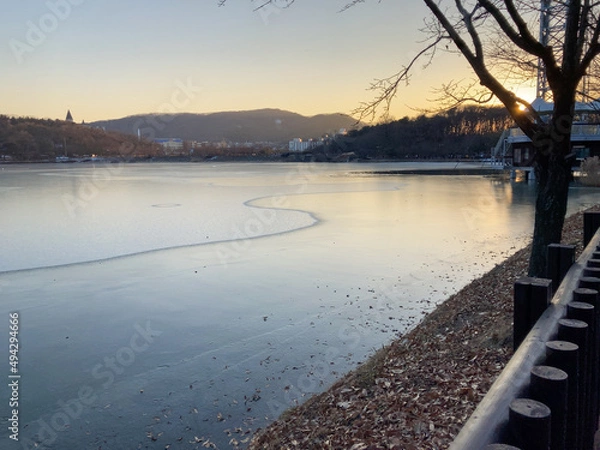 Obraz River in the serenity