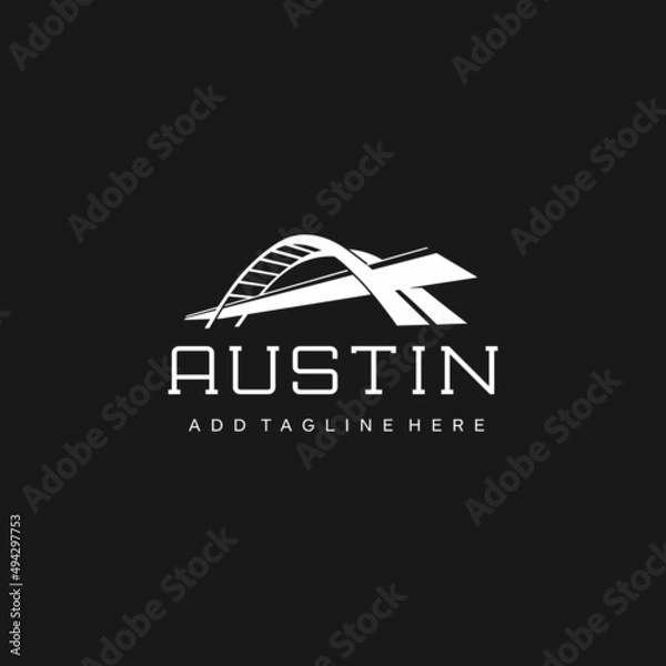 Obraz austin bridge for nice logo