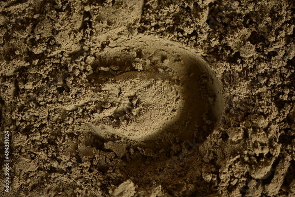 Obraz Hufabdruck im Reitsand