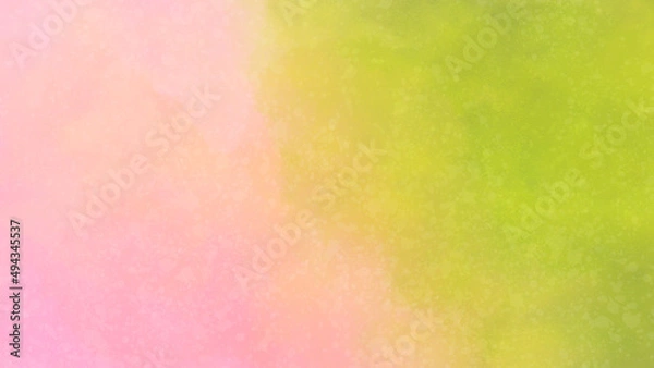 Fototapeta 抽象_ピンクと明るい緑_グラデーション

