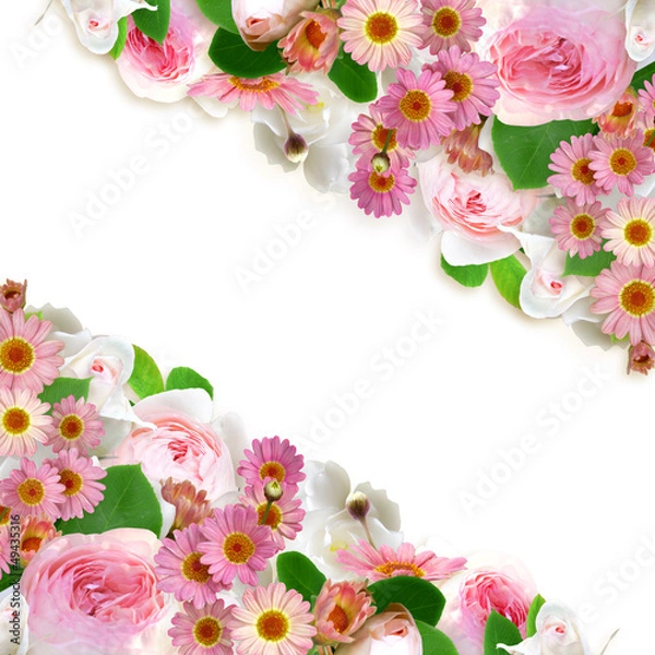 Fototapeta フラワーアレンジメント斜め配置