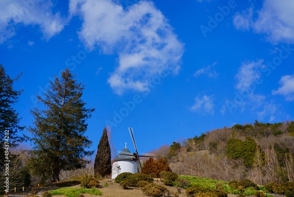 Obraz 風車(あすたむらんど徳島)徳島県板野町