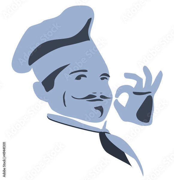 Fototapeta Koch (stilisiert)