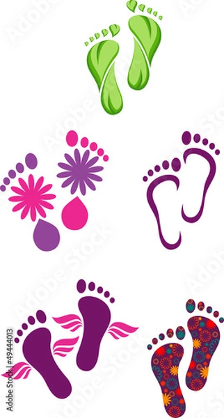 Obraz Icons of the foot