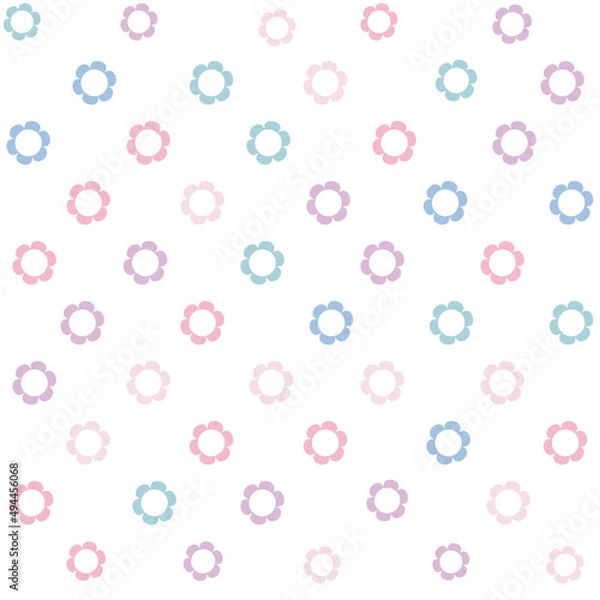 Fototapeta flower pattern, flower symbol ,flower background texture