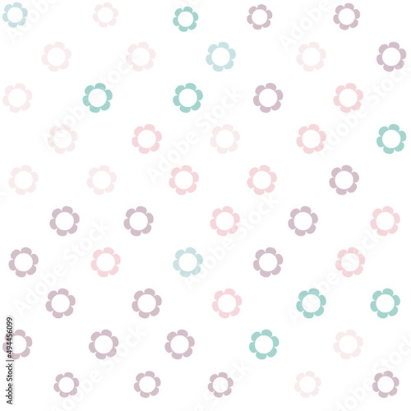 Fototapeta flower pattern, flower symbol ,flower background texture