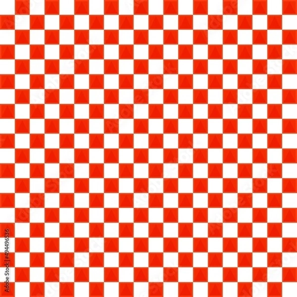 Obraz Checkered chess chessboard wallpaper abstract background pattern seamless vector illustration