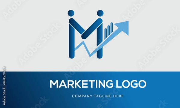 Fototapeta marketing logo for your company