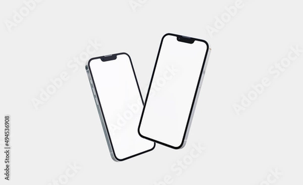 Fototapeta Realistic phone mockup design