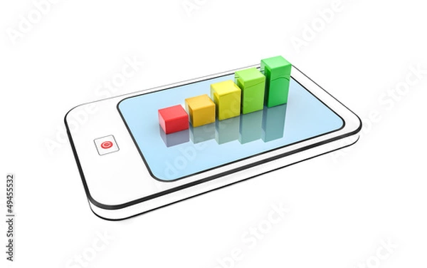 Obraz Handy Diagramm