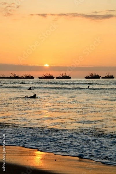 Obraz sunset over the sea