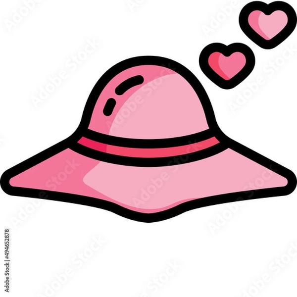 Fototapeta hat Two Tone icon