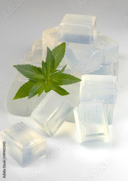 Obraz glycerin soap base