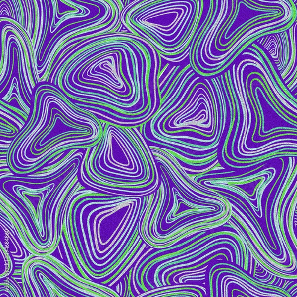 Fototapeta animalistic colorful seamless pattern imitating the skin of a leopard, zebra, giraffe. Bright rich bold pattern with a print of African safari animals in colorful stylish mimicking in nature