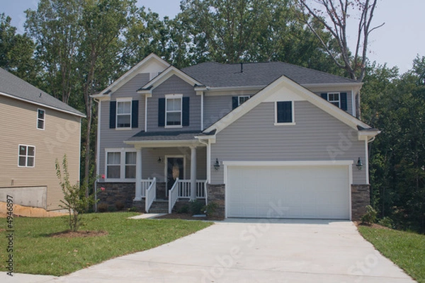 Obraz new grey home slate accents