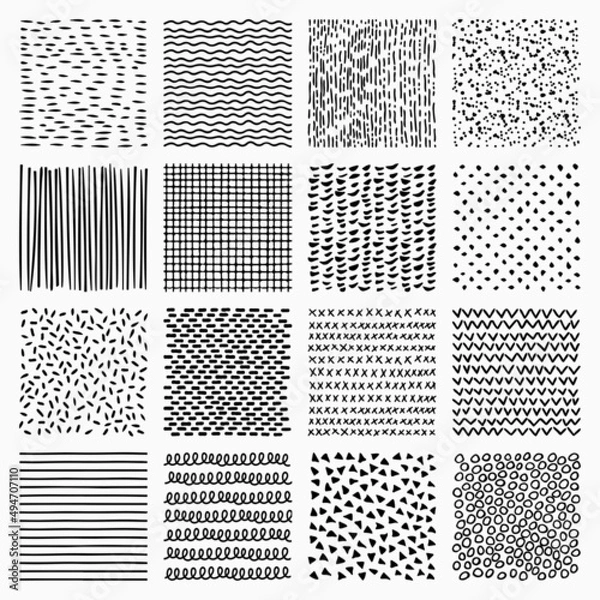 Obraz Hand Drawn Doodle Textures