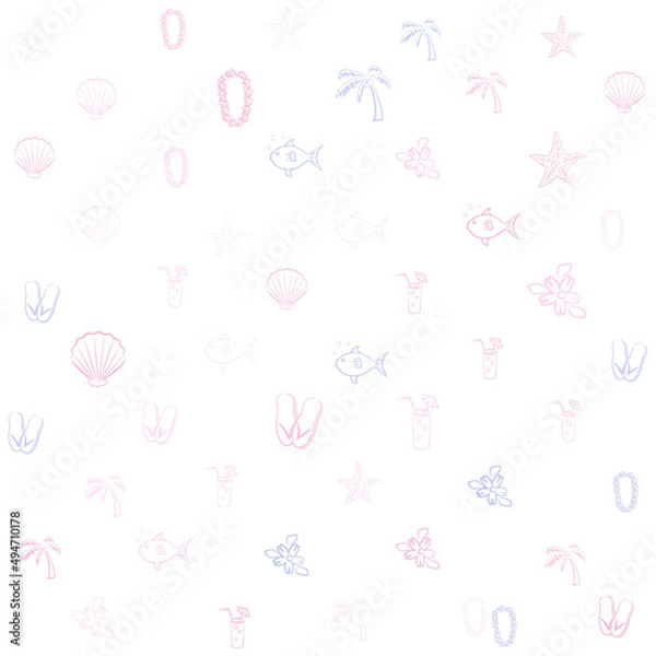 Fototapeta color holiday life pattern，seamless background texture