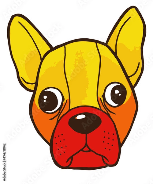 Obraz French Bulldog Vector