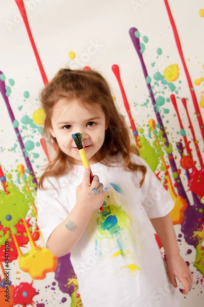 Obraz Child Painting