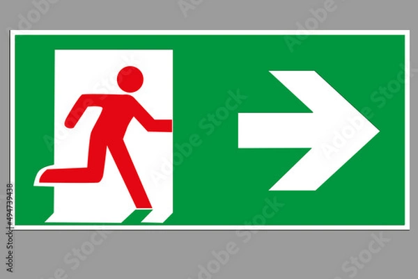 Fototapeta Rettungsweg