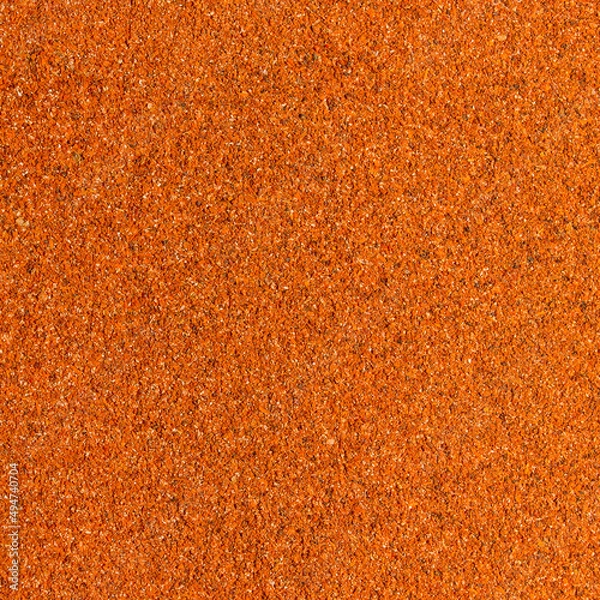 Obraz Photo of closeup texture of hot spice of red pepper for different food, background