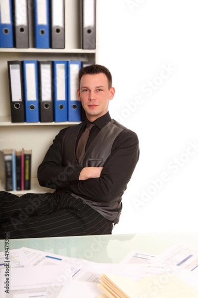 Obraz lässige Büroarbeit