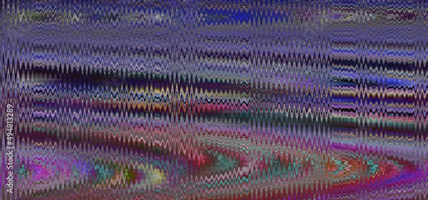 Fototapeta Abstract wavy psychedelic background image.