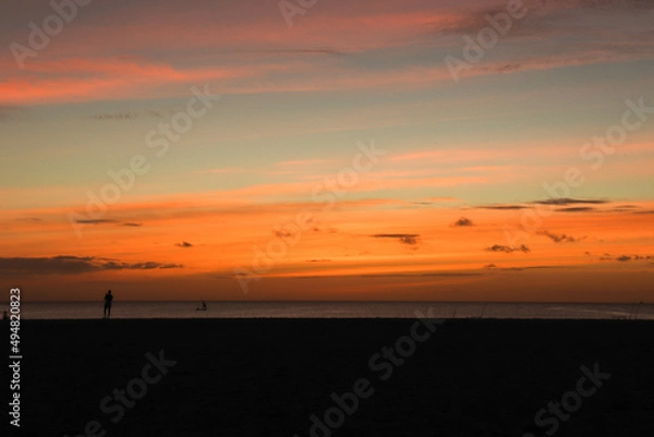 Obraz sunset over the sea