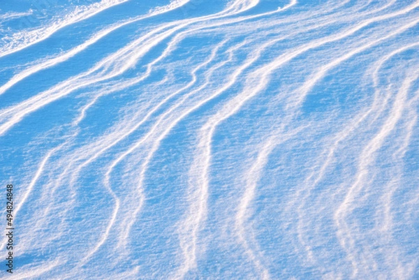 Obraz beautiful background of snow patterns