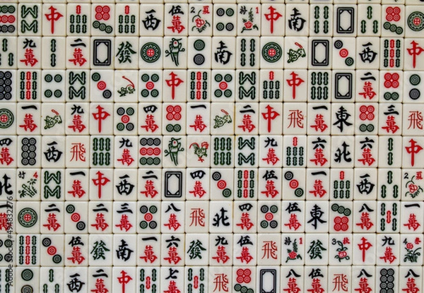 Obraz mahjong tiles