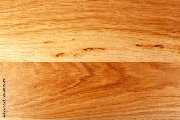 Fototapeta Wooden texture of golden oak  with line in the middle for backgrounds and design 