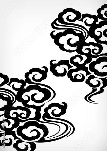 Fototapeta Japanese tribal Pattern