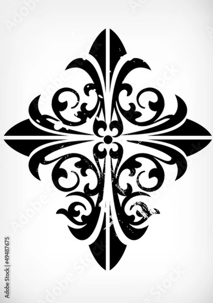 Fototapeta Emblem pattern