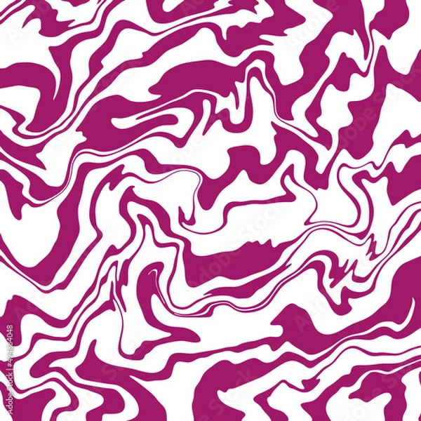 Fototapeta Vector illustration. Marble texture. Splash of paint. Monochrome liquid background.