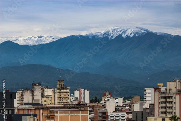 Fototapeta Cerros nevados en Jujuy 2