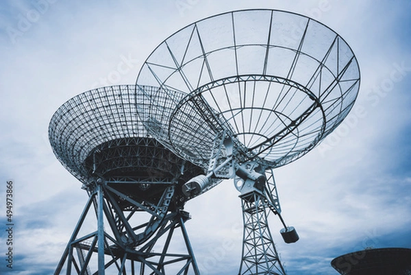 Obraz Radio telescope in operation
