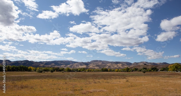 Obraz Late summer fields and sky