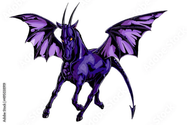 Obraz UMA図鑑０　ジャージーデビル