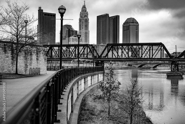 Obraz bridge over the river