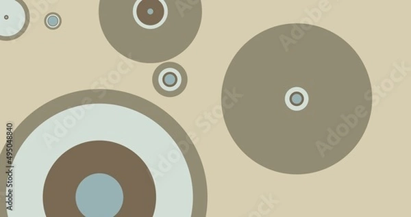 Obraz Circles wallpaper background design. The seamless pattern design art.