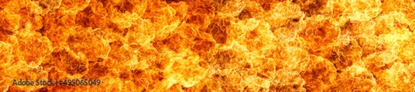 Obraz Flame texture abstract for banner background.