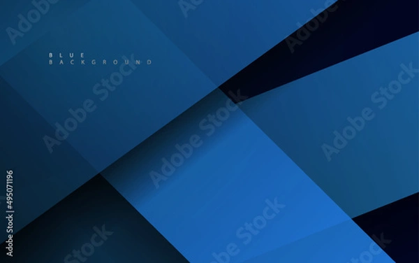 Fototapeta Abstract deep blue background vector