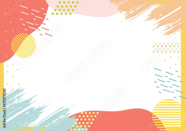 Fototapeta 色彩フレーム