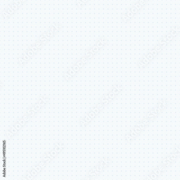 Obraz Vector illustration blue plotting graph paper grid isolated on white background. Grid square graph line texture. Seamless engineering paper pattern. Millimeter graph paper grid template.