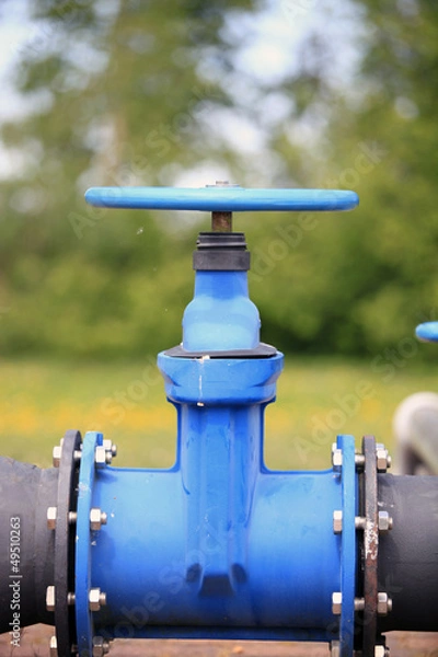 Obraz Absperrschieber